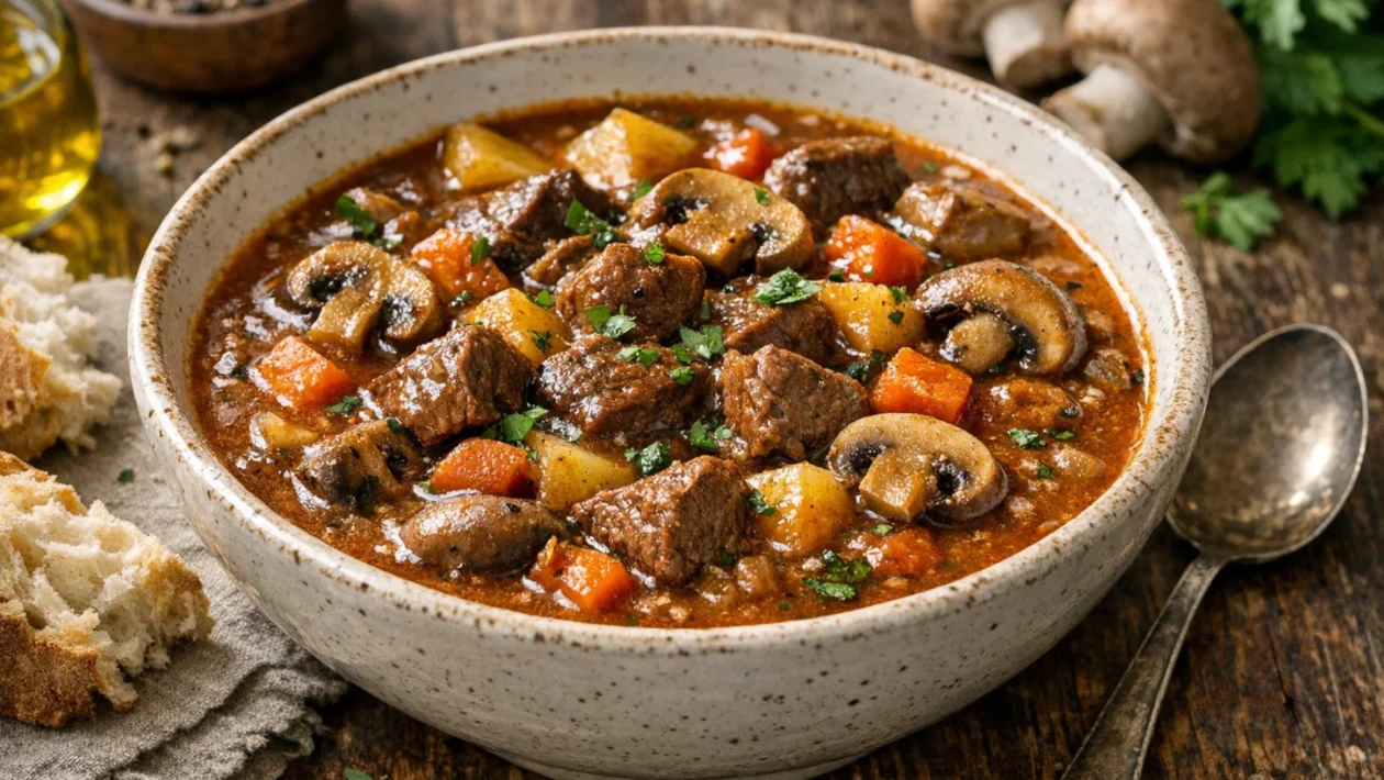 Fotografija jela Najbolji recept za gulaš s gljivama