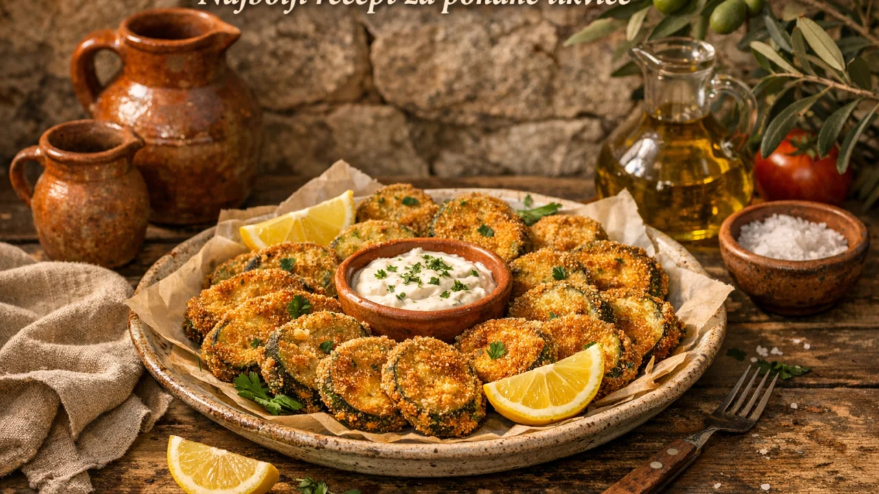 Tradicionalna priprema jela Najbolji recept za pohane tikvice