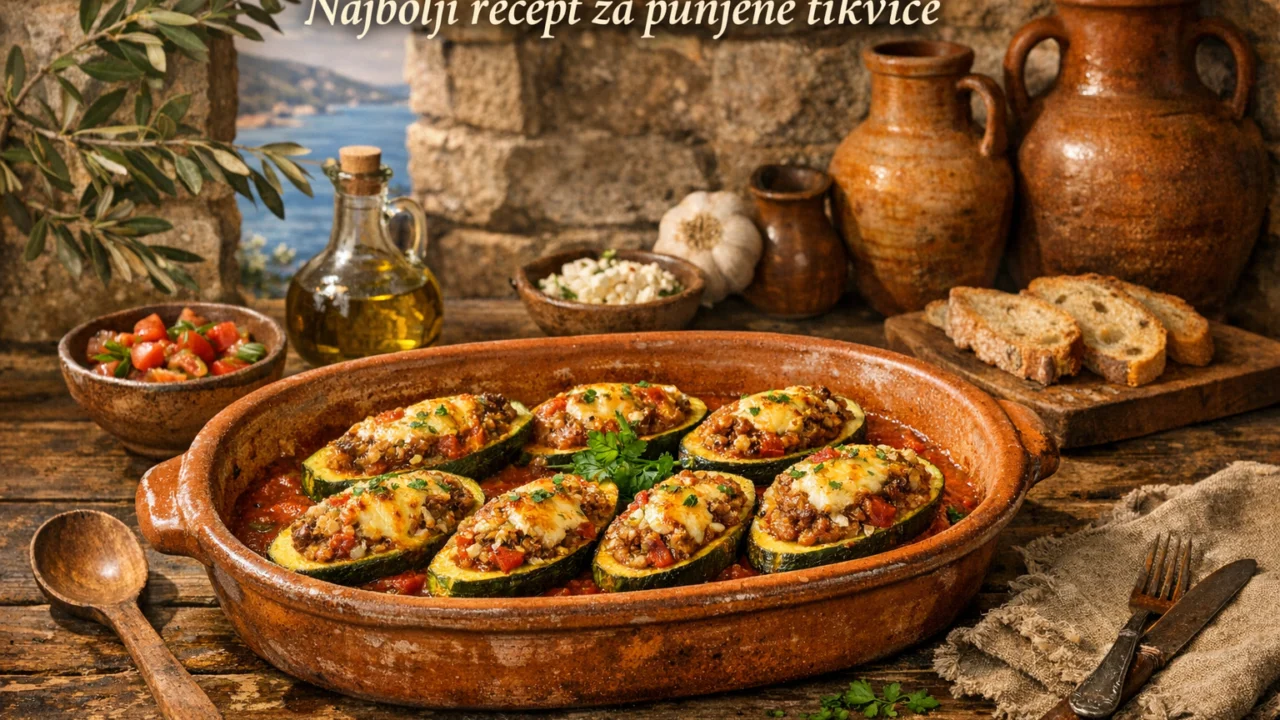 Tradicionalna priprema jela Najbolji recept za punjene tikvice