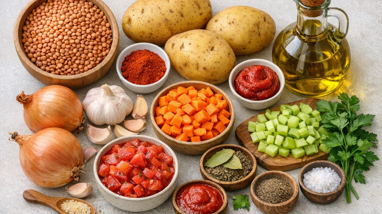 Sastojci za Najbolji recept za varivo od leće