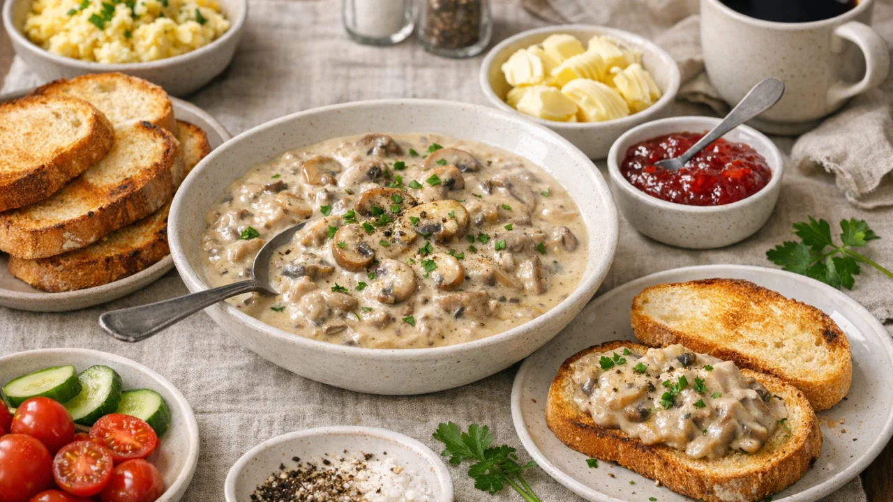 Posluživanje i varijacije Najbolji umak od gljiva