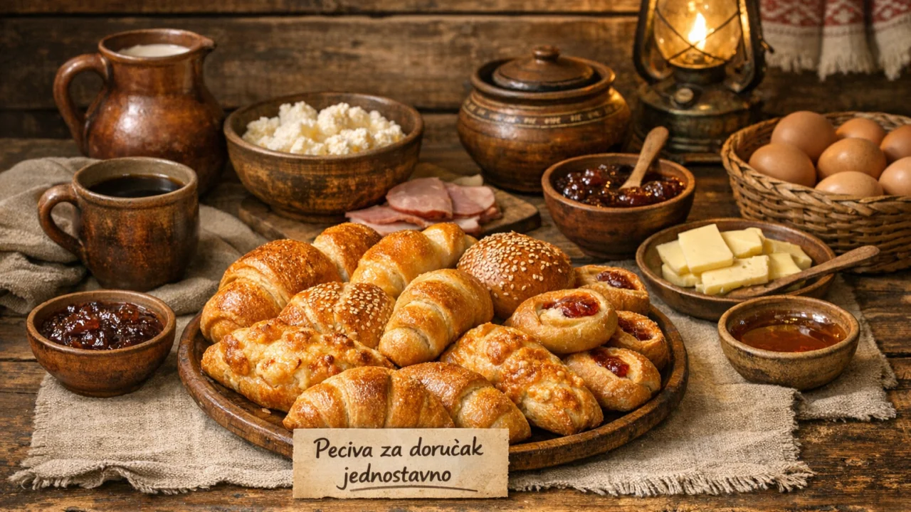 Tradicionalna priprema jela Peciva za doručak jednostavno
