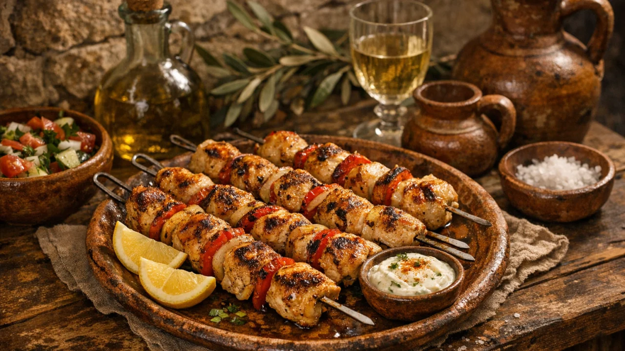 Tradicionalna priprema jela Pileći ražnjići iz pećnice