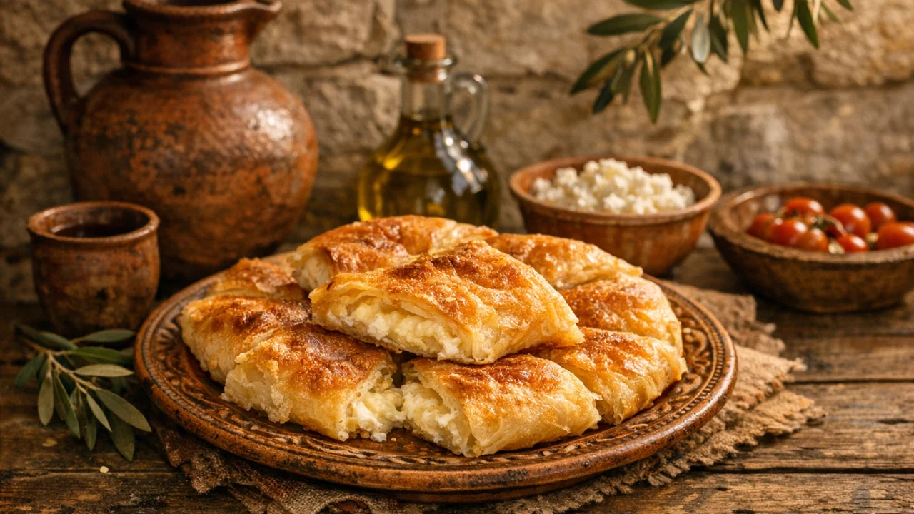 Tradicionalna priprema jela Pita sa sirom mekana i ukusna
