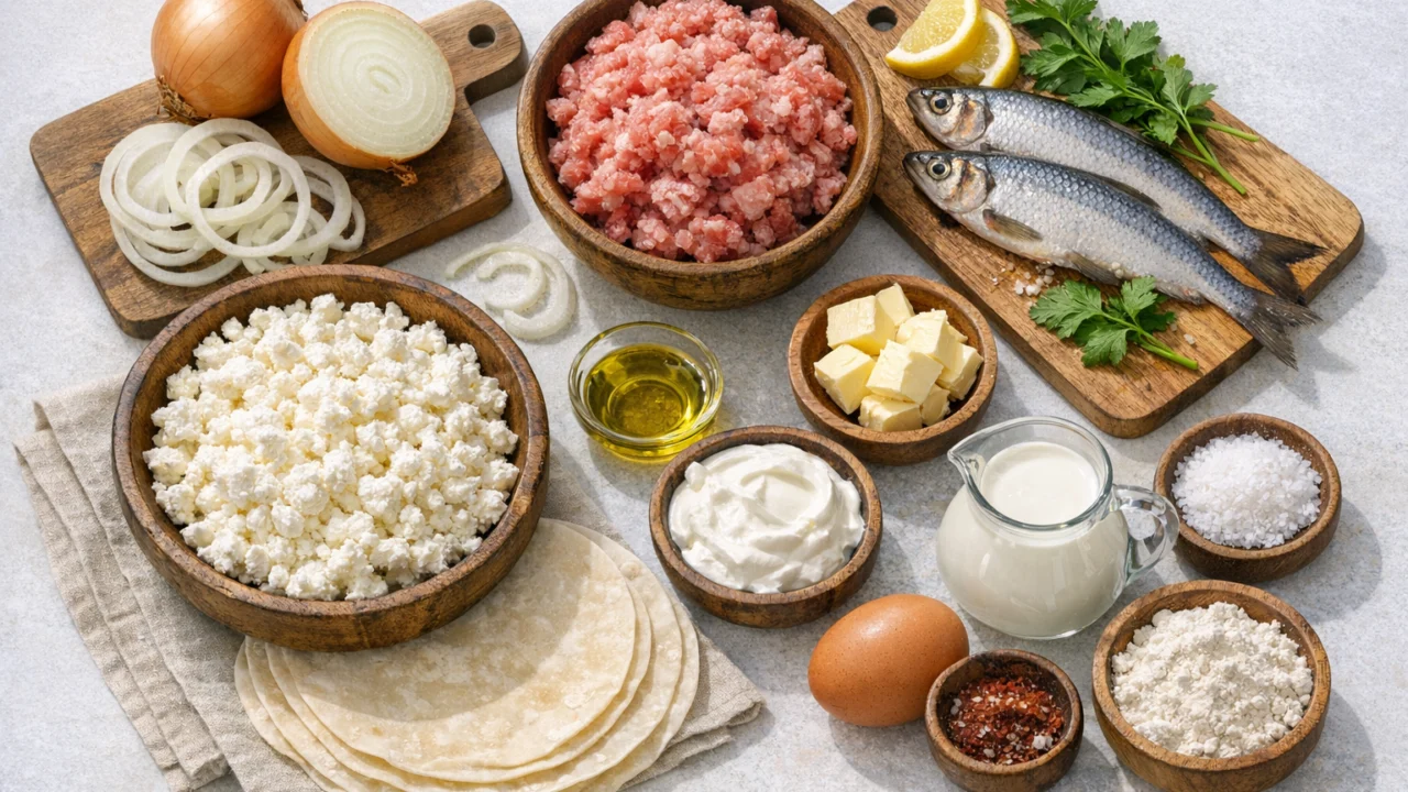 Sastojci za Pita sa sirom mekana i ukusna