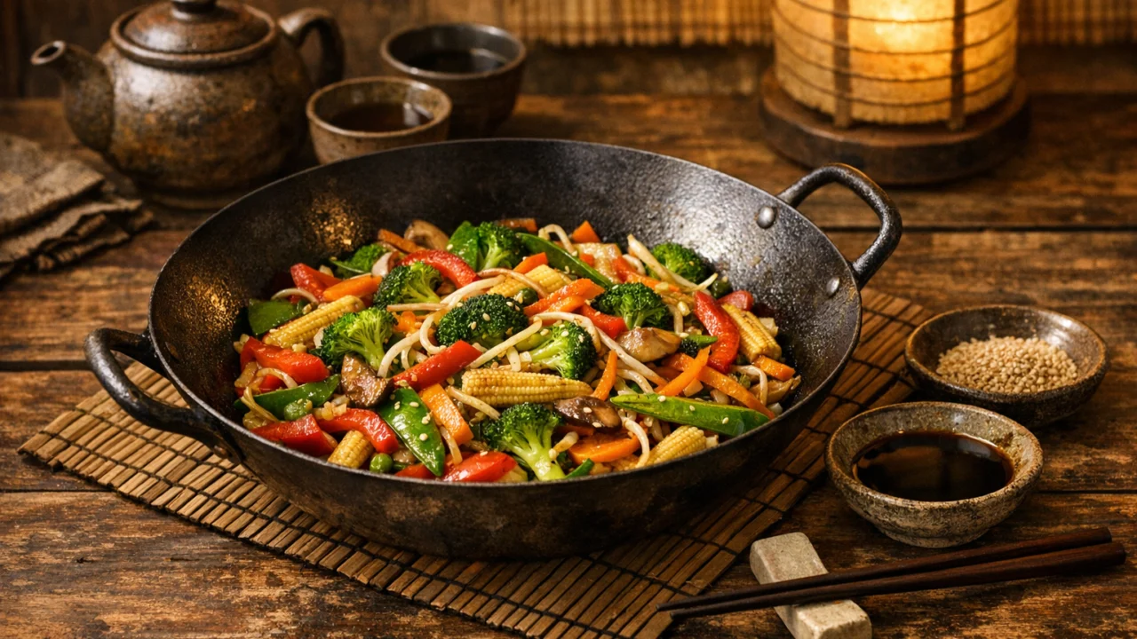 Tradicionalna priprema jela Povrtni wok brzo i jednostavno
