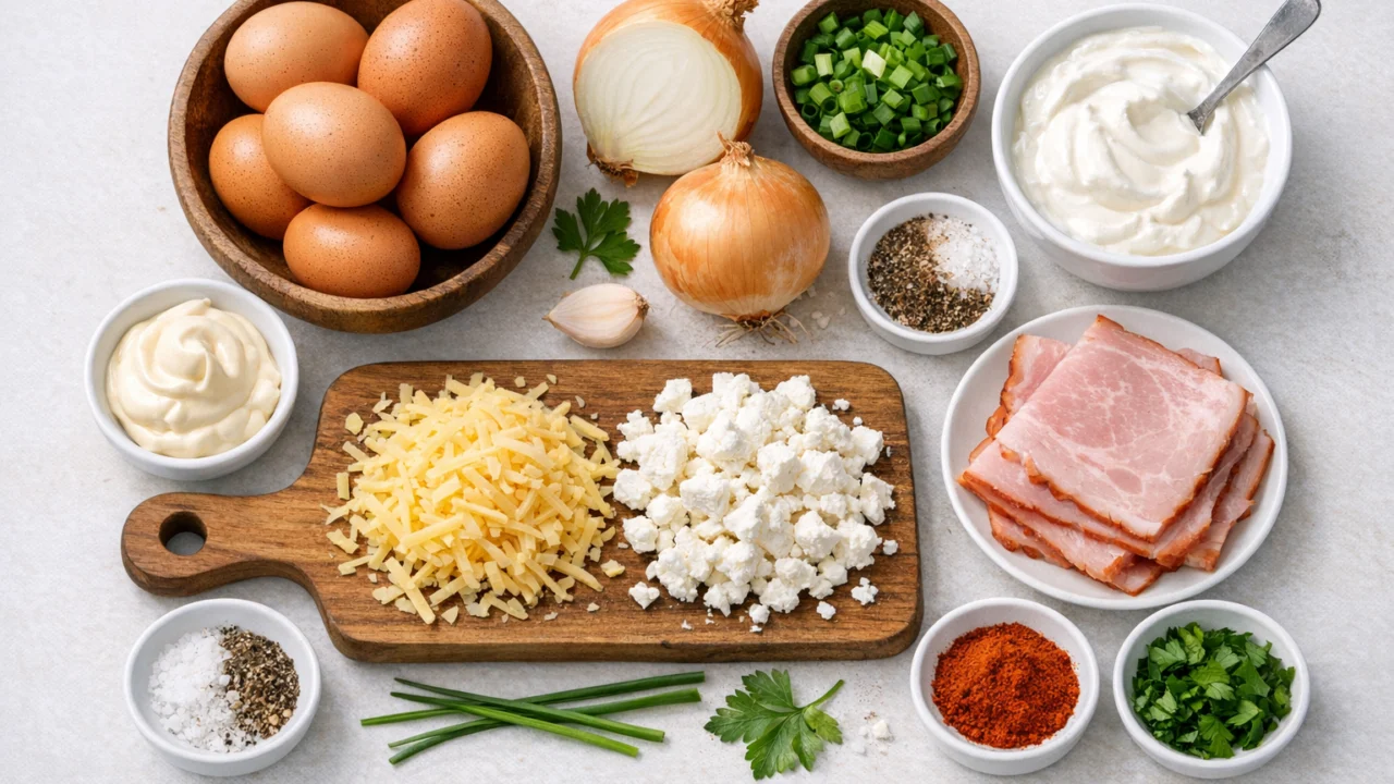 Sastojci za Punjena jaja jednostavan recept