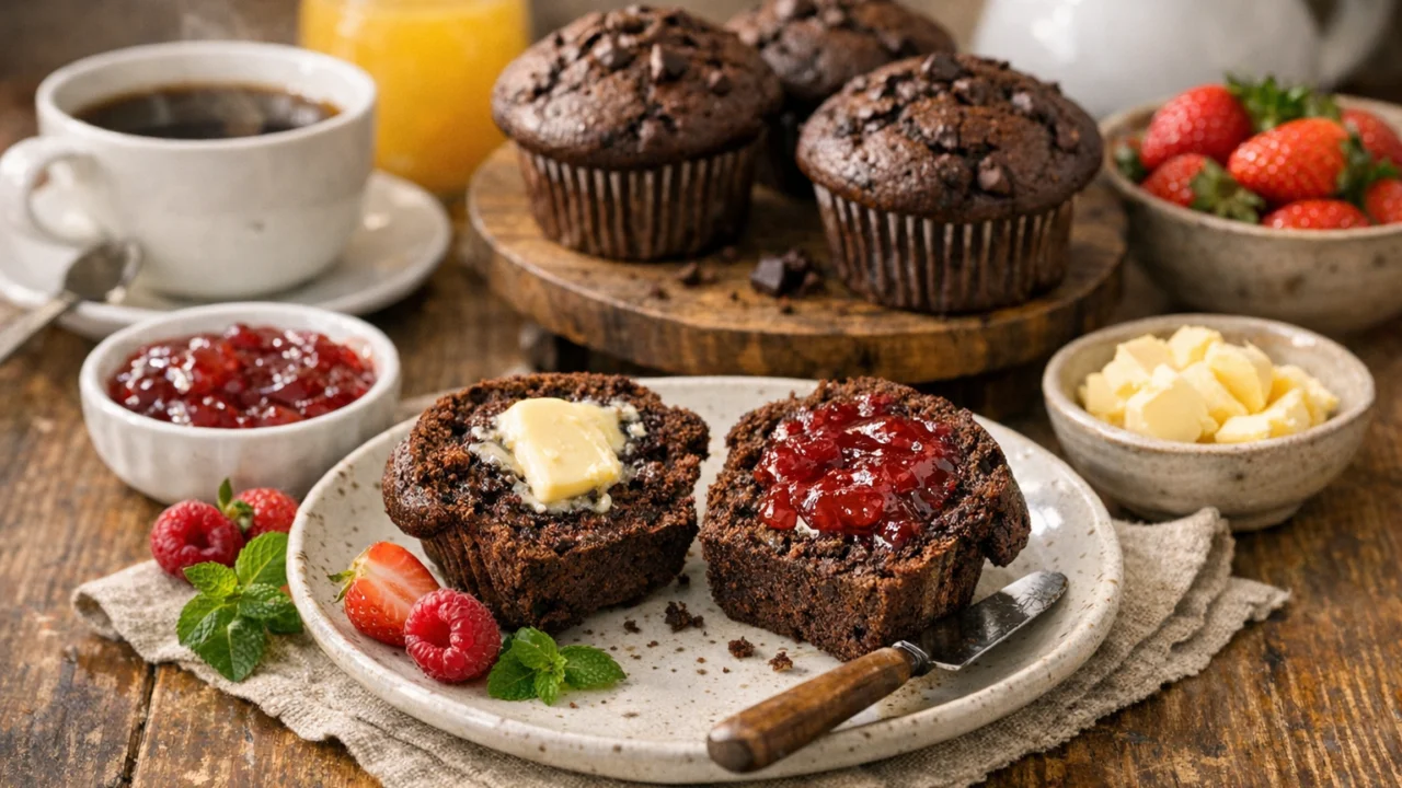 Posluživanje i varijacije Savršeni muffini od čokolade