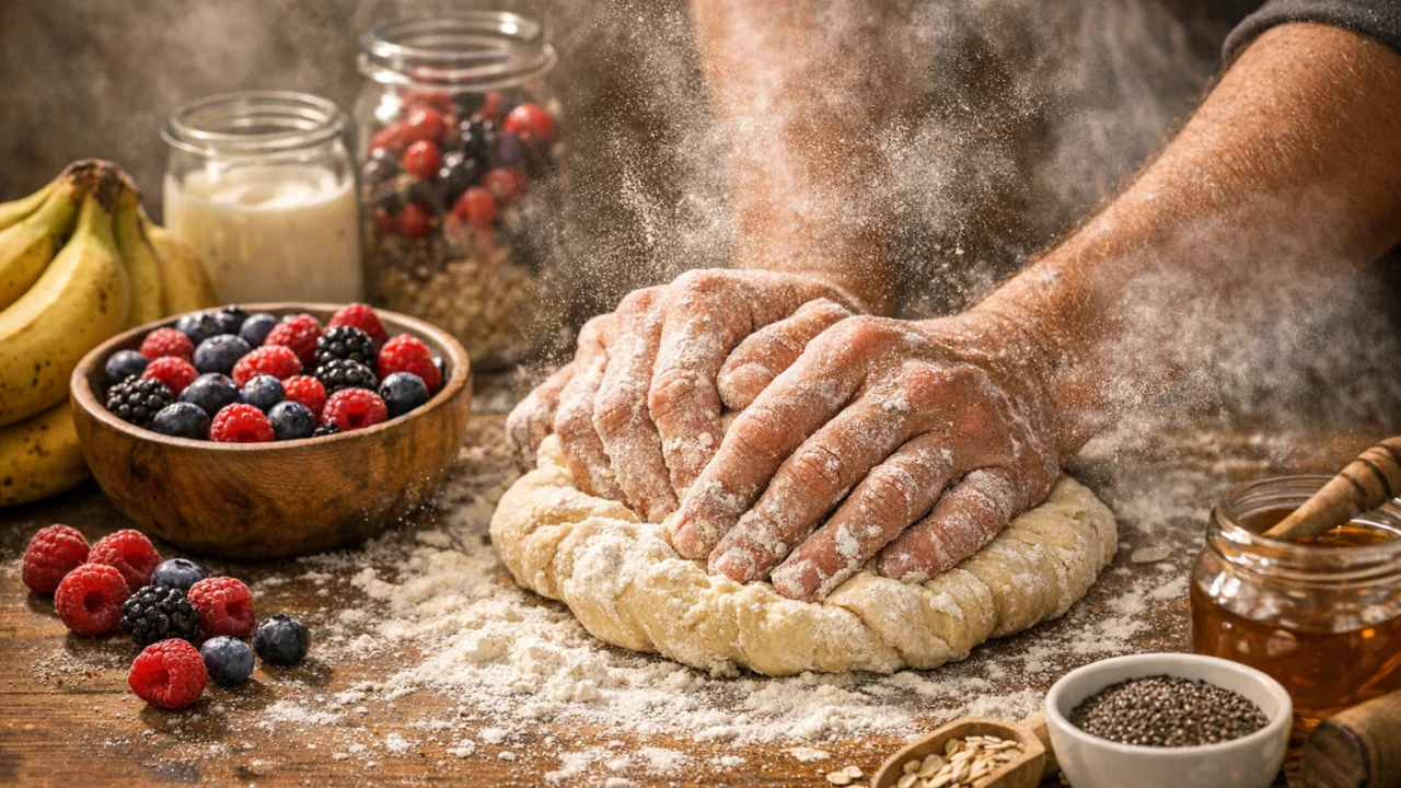 Priprema jela Zdravi smoothie od banana i šumskog voća