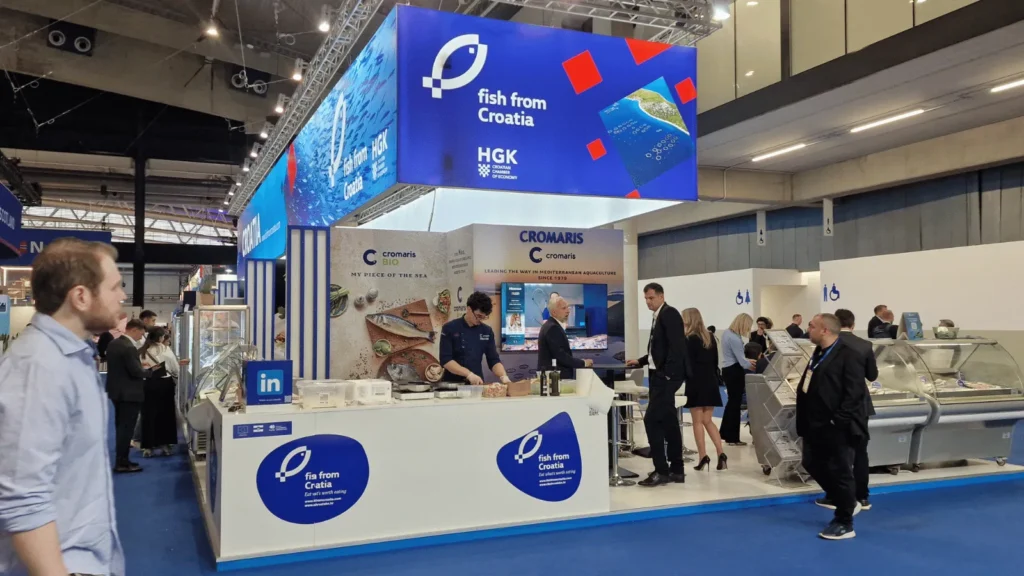 Hrvatske tvrtke na nacionalnom štandu na sajmu Seafood Expo Global u Barceloni