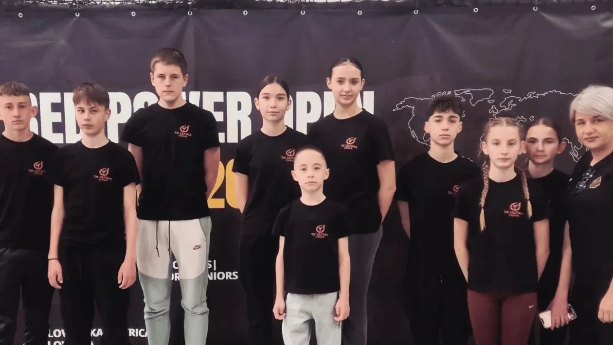 Natjecatelji Taekwondo kluba Ultima na međunarodnom taekwondo turniru Red Power u Sloveniji