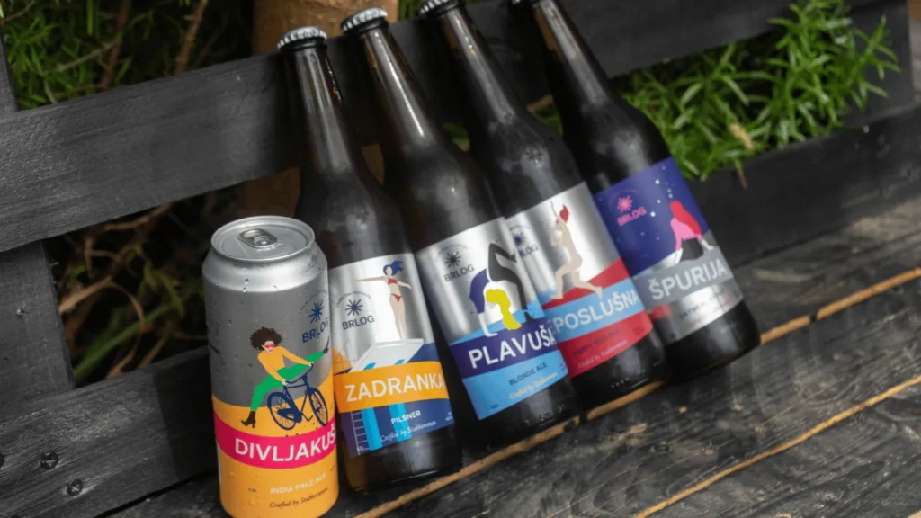 Zadarska craft pivovara Brlog obilježava deset godina postojanja. Na slici su piva koja proizvodi pivovara