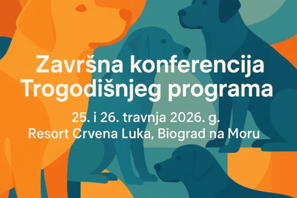 Završna konferencija trogodišnjeg programa pasa pomagača u Crvenoj Luci u Biogradu na Moru 2026.
