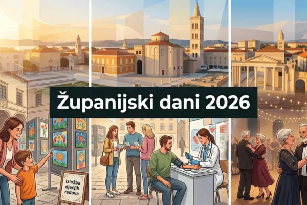 Županijski dani 2026 – Mali Zadar Night Run 10. travnja u Širokoj ulici u Zadru.