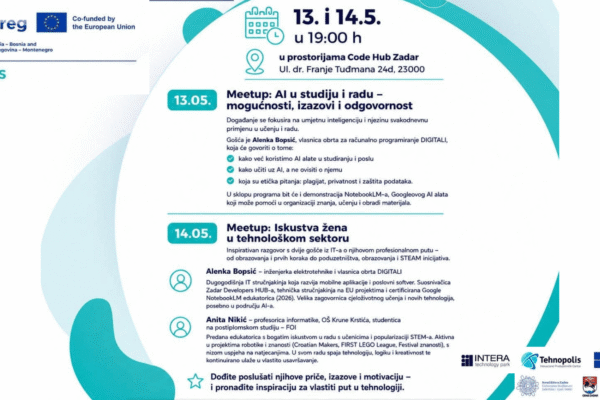 AI meetup Zadar – umjetna inteligencija i žene u tehnologiji