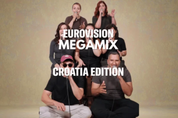 A.K.A. Crescendo izvodi A cappella Eurovision Megamix s hrvatskim eurovizijskim pjesmama