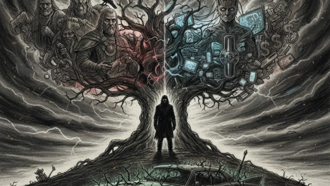 Naslovna fotografija za esej o knjizi: American Gods (Neil Gaiman)