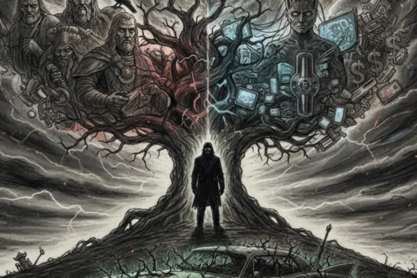Naslovna fotografija za esej o knjizi: American Gods (Neil Gaiman)