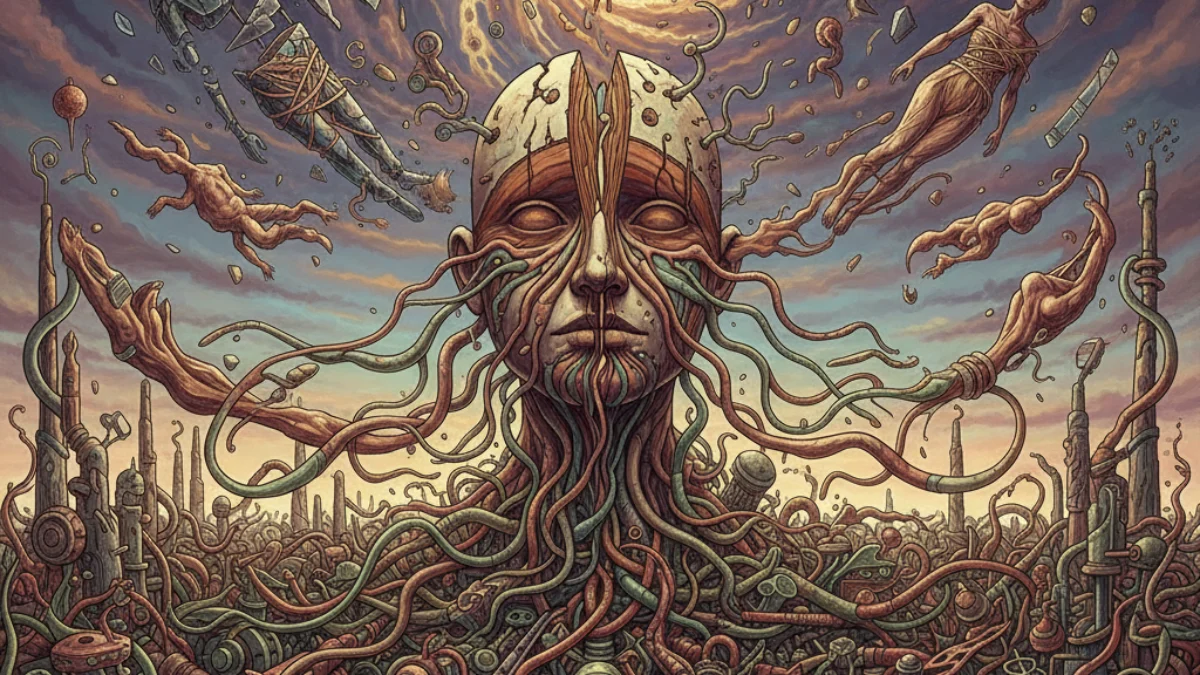 Ilustracija koncepta Anti-Oedipus