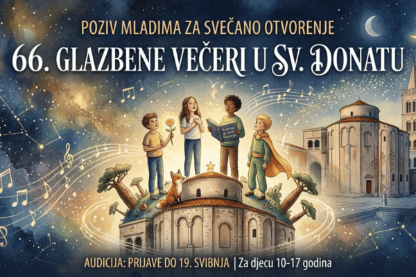 Mladi sudionici na audiciji Koncertnog ureda Zadar