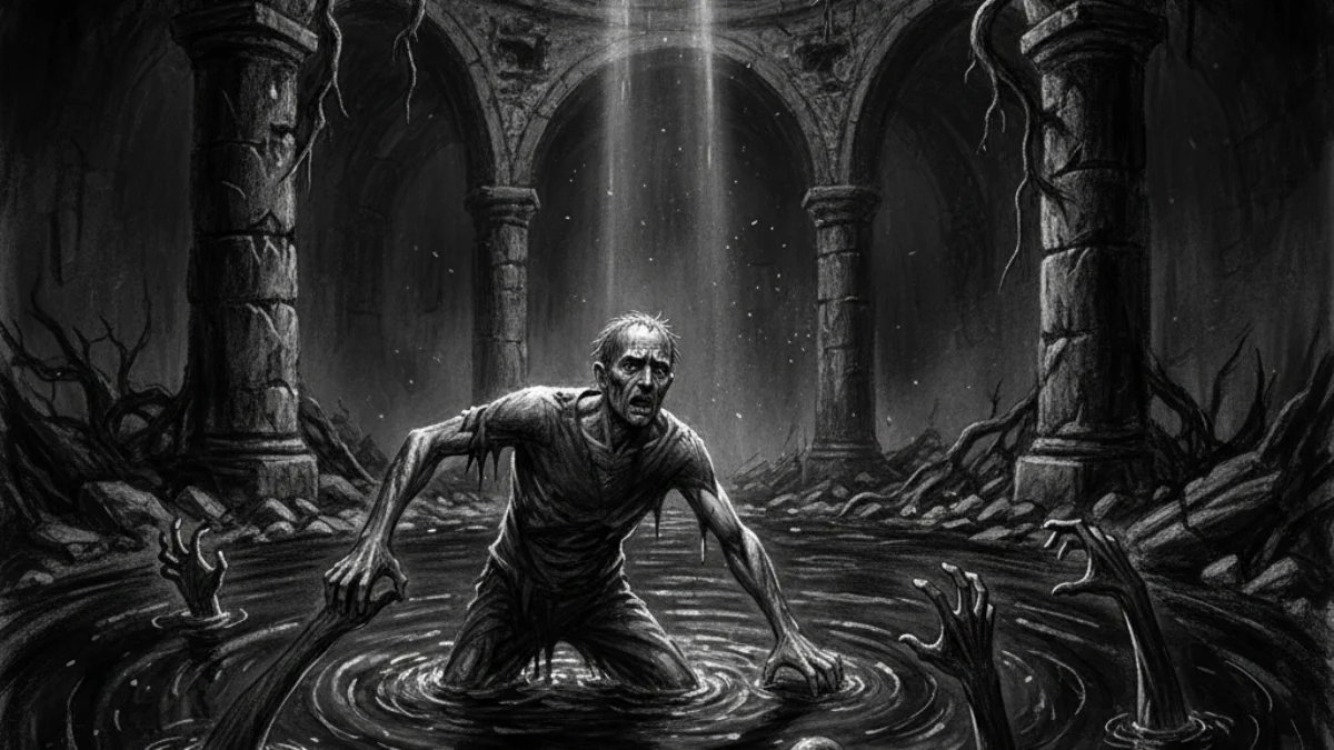 Ilustracija za knjigu Bazeni tame (Stephen King) – 1. dio