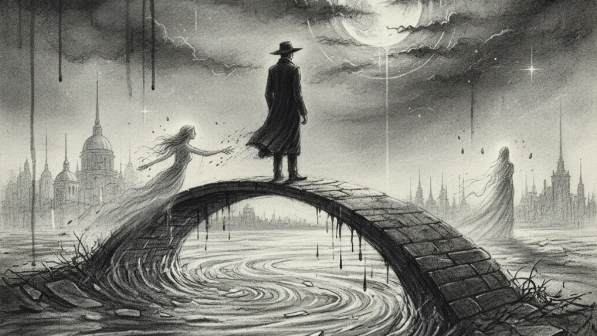 Ilustracija za knjigu Bijele noći (Fjodor Dostojevski) – zaključak
