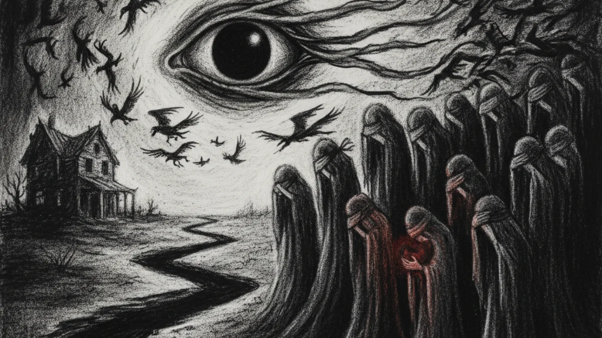 Ilustracija za knjigu Bird Box (Josh Malerman) – 3. dio