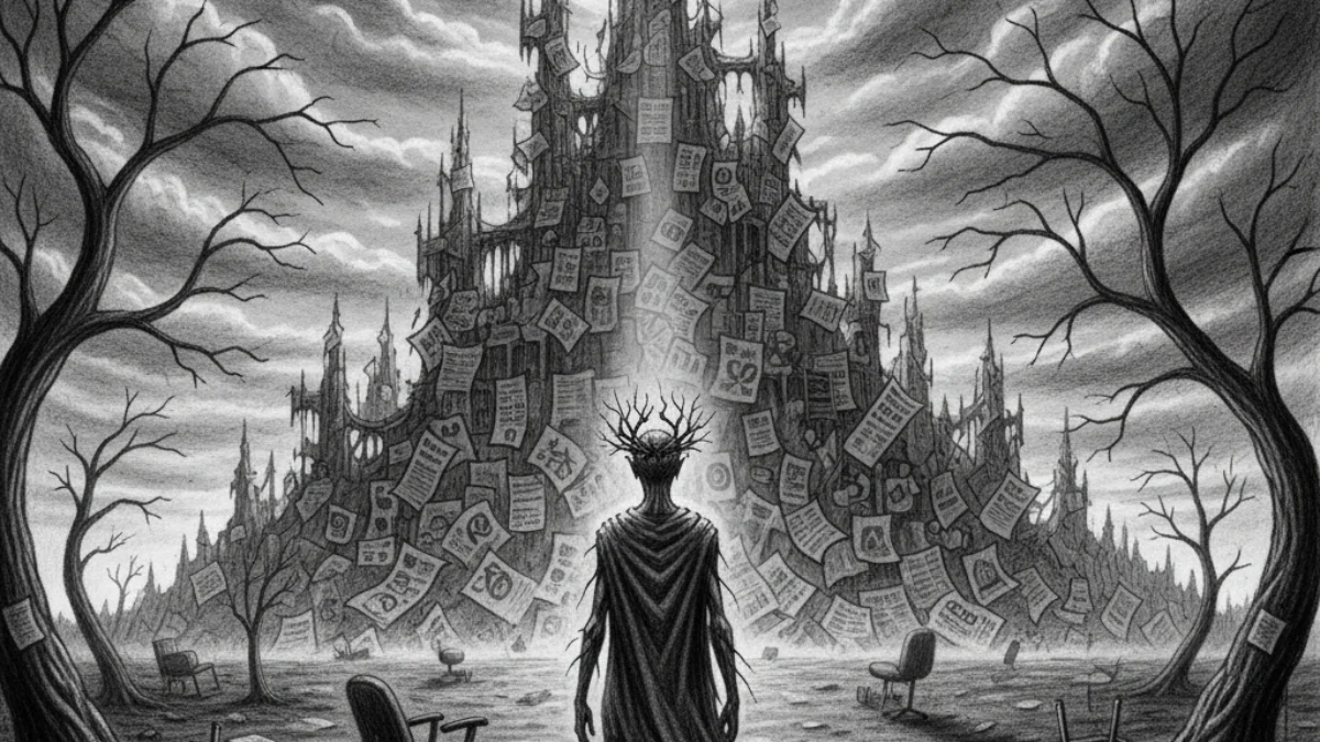 Ilustracija za knjigu Blijedi Kralj (David Foster Wallace) – 2. dio