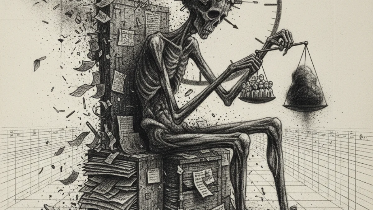 Ilustracija za knjigu Blijedi Kralj (David Foster Wallace) – 3. dio