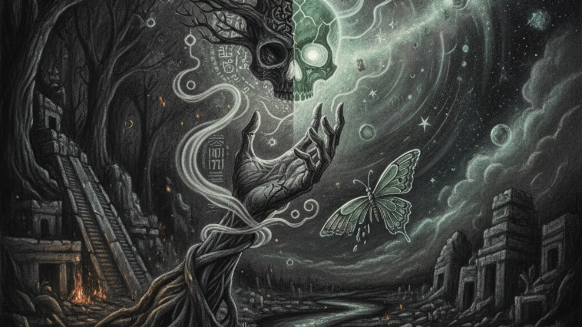 Ilustracija za knjigu Bogovi žada i sjene (Silvia Moreno-Garcia) – 3. dio