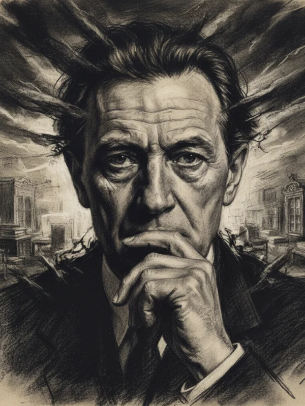 Ilustracija za knjigu Buddenbrookovi (Thomas Mann) – 3. dio