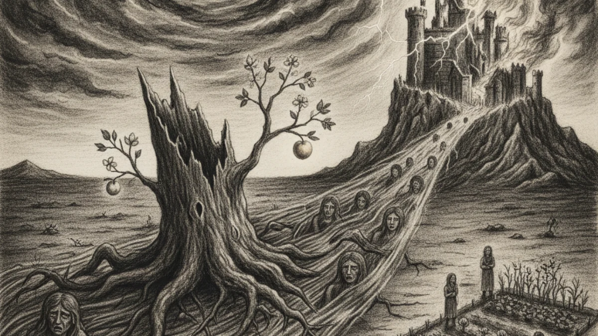 Ilustracija za knjigu Candide (Voltaire) – zaključak