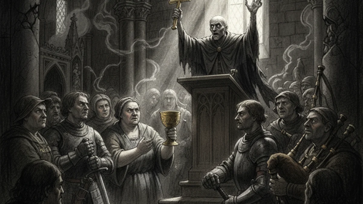 Ilustracija za knjigu Canterburyjske priče (Geoffrey Chaucer) – 1. dio