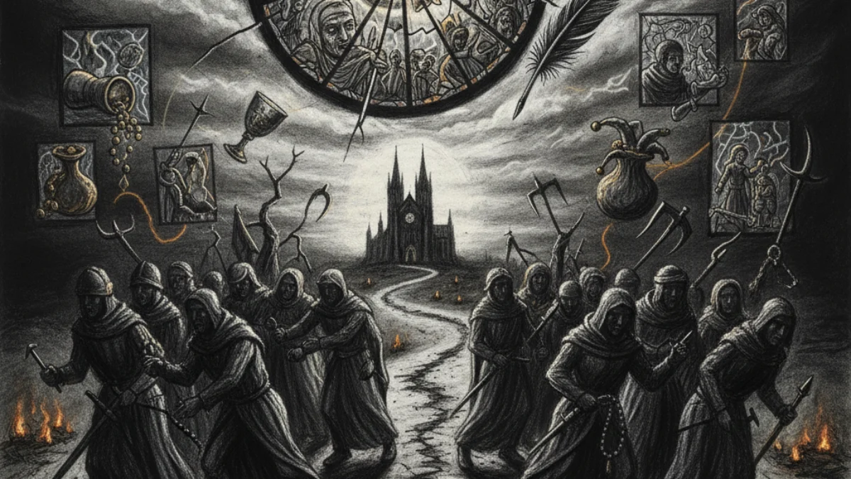 Ilustracija za knjigu Canterburyjske priče (Geoffrey Chaucer) – zaključak