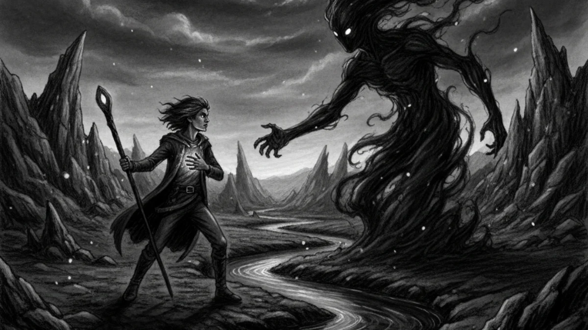 Ilustracija za knjigu Čarobnjak Zemljomorja (Ursula K. Le Guin) – 1. dio