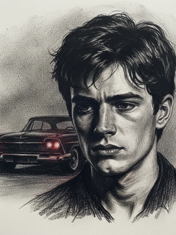 Ilustracija za knjigu Christine (Stephen King) – 3. dio