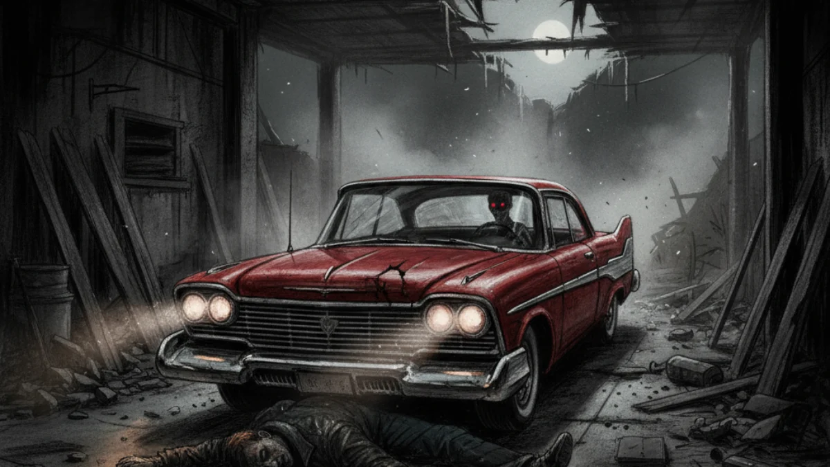 Ilustracija za knjigu Christine (Stephen King) – 2. dio