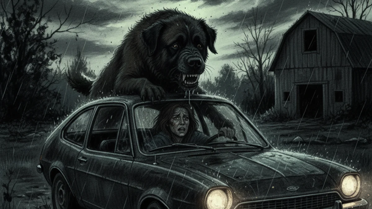 Ilustracija za knjigu Cujo (Stephen King) – 1. dio