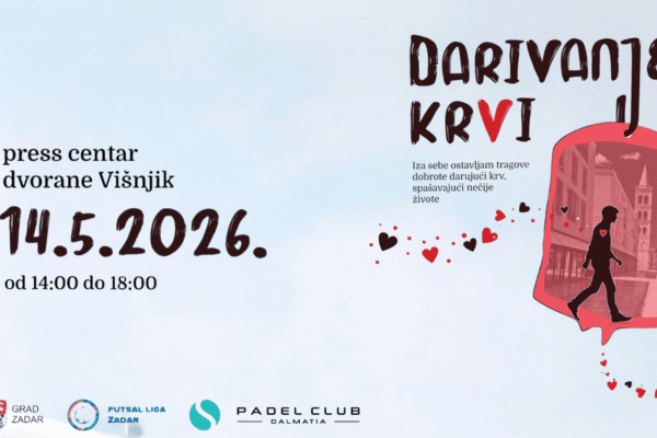 Akcija darivanja krvi u organizaciji DDK Futsal Zadar u dvorani Višnjik