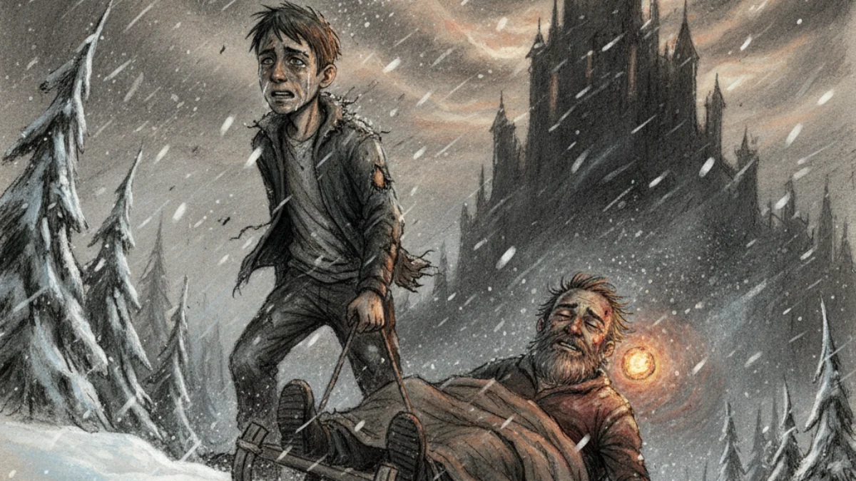 Ilustracija za knjigu Deseti prosinac (George Saunders) – 1. dio