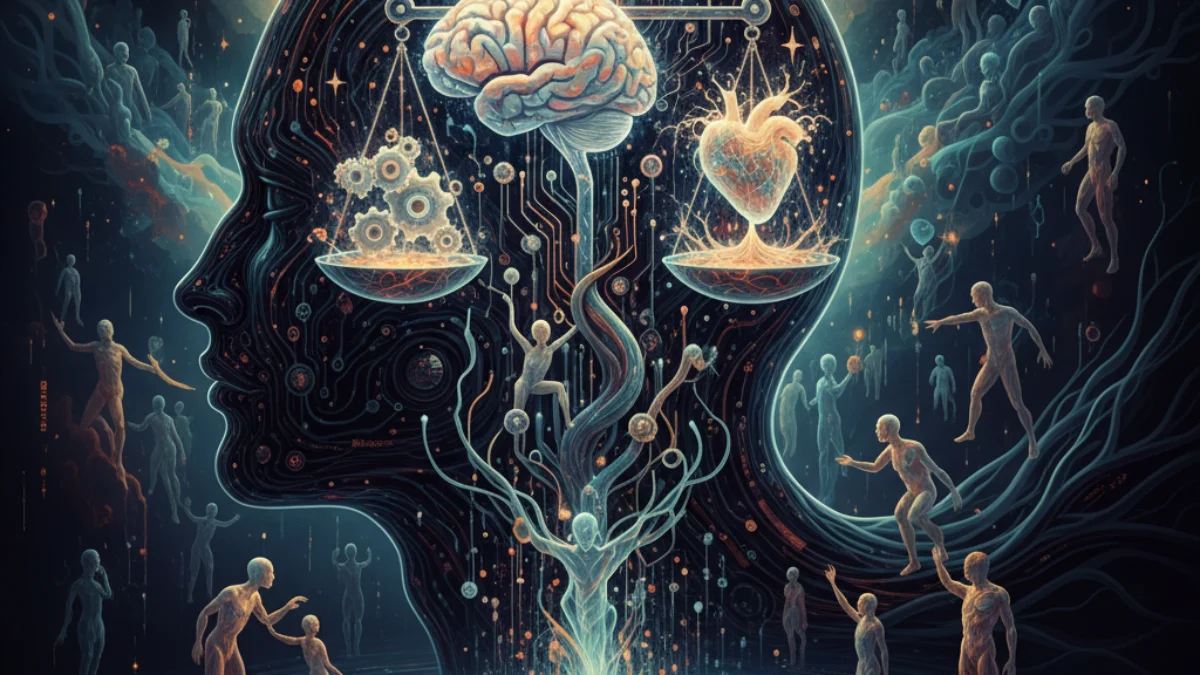 Ilustracija koncepta Etika umjetne inteligencije