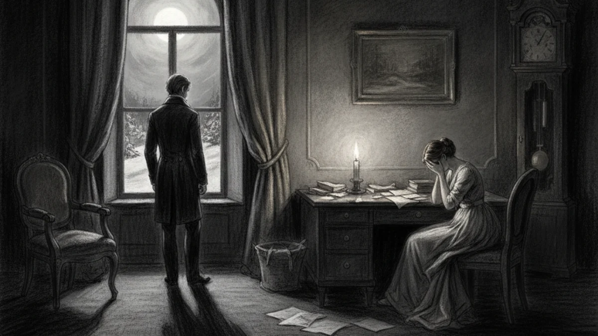 Ilustracija za knjigu Evgenij Onjegin (Aleksandar Puškin) – 2. dio
