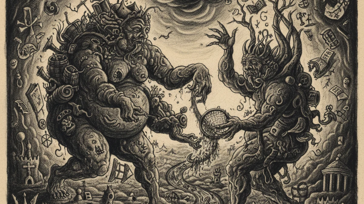 Ilustracija za knjigu Gargantua i Pantagruel (François Rabelais) – zaključak