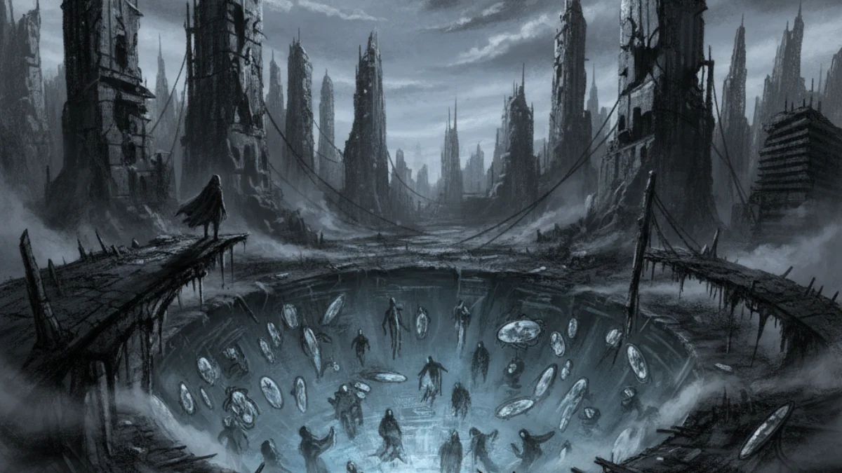 Ilustracija za knjigu Grad zrcala (Justin Cronin) – 2. dio