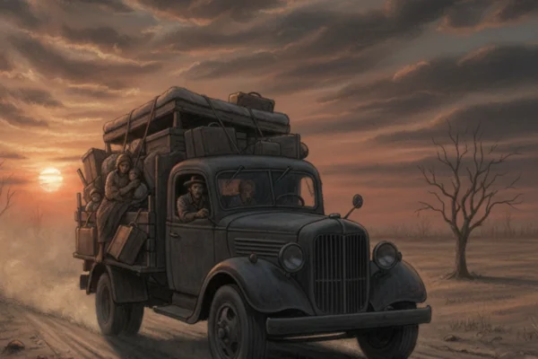 Naslovna fotografija za esej o knjizi: Grapes of Wrath (John Steinbeck)