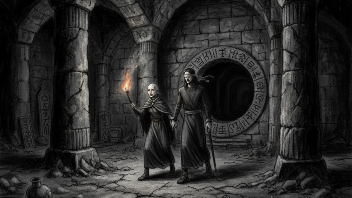 Ilustracija za knjigu Grobnice Atuana (Ursula K. Le Guin) – 1. dio
