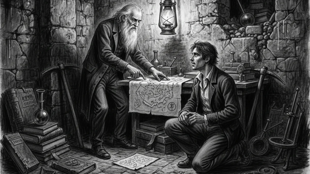 Ilustracija za knjigu Grof Monte Cristo (Alexandre Dumas otac) – 2. dio