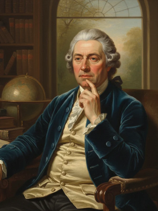 Portret filozofa Hutcheson