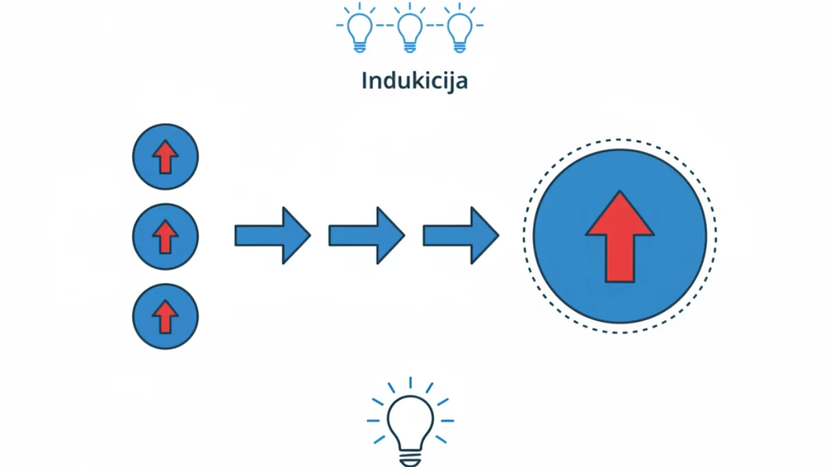Vizualni sažetak koncepta Indukcija