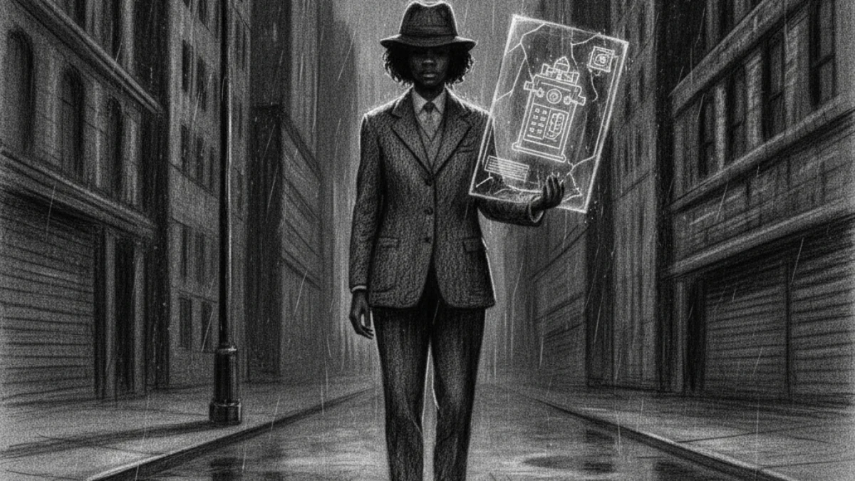 Ilustracija za knjigu Intuicionistica (Colson Whitehead) – 2. dio